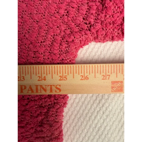 Women's POLIM Pink Textured Hoodie Sweater Size M - Picture 5 of 6